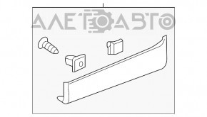 Capac usa spate dreapta inferioara Honda CRV 12-16, structura, zgarieturi.