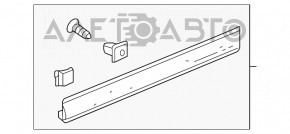 Накладка двери нижняя передняя левая Honda CRV 12-16 структура