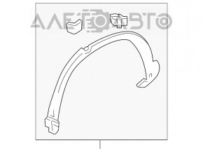 Capacul aripii spate dreapta Honda CRV 12-16 nou TW neoriginal.