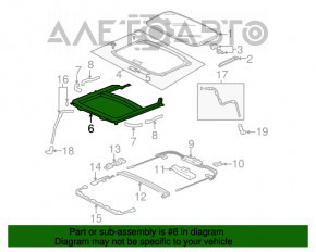 Capota Honda CRV 12-16