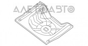 Корыто багажника Nissan Altima 13-18