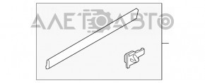 Capac usa fata stanga inferioara Audi Q5 8R 13-17 cu ornamente cromate.