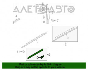 Capac usa fata stanga inferioara Audi Q5 8R 09-12