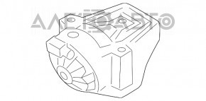 Suport motor stanga Audi Q5 8R 13-17 2.0T, hibrid nou original OEM