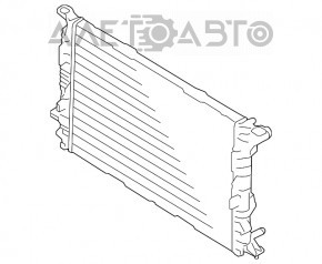 Radiator de răcire apă Audi Q3 8U 15-18 868X475X26 nou, neoriginal.