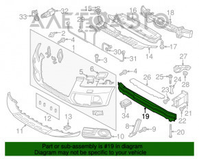 Amplificatorul de bara fata Audi Q5 8R 09-17