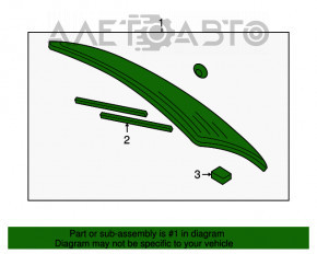 Geam spate portbagaj Audi Q5 8R 09-17