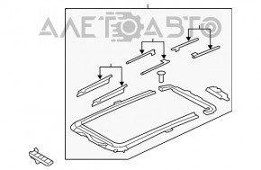 Panorama asamblată pentru Audi Q5 8R 09-17