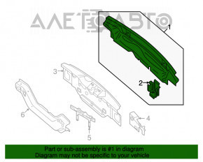 Panoul din spate Audi Q5 8R 09-17, set de 3 piese.