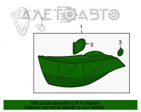 Lampa stânga Audi Q5 8R 09-12 pre-restilizare