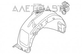 Bara de protecție față stânga Audi Q5 8R 09-12