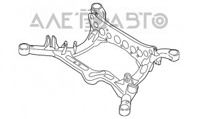 Bara spate Audi Q5 8R 09-17 AWD