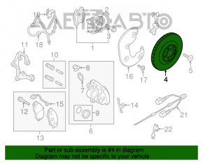 Placă de frână față dreapta Audi Q5 8R 09-17 320/30mm