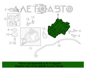 Задний дифференциал редуктор Mitsubishi Outlander 14-21 67к