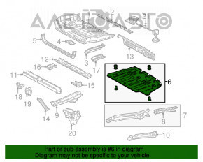 Защита багажника Toyota Sienna 11-20