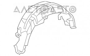 Bara spate dreapta Toyota Sienna 11-20 are prinderea ruptă.