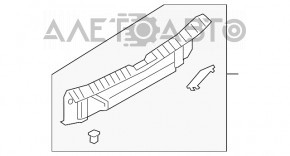 Capacul portbagajului VW Jetta 19- zgâriat, uzat