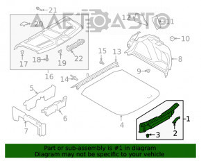 Capacul portbagajului VW Jetta 19- zgâriat, uzat