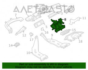 Torpedo panoul frontal fără AIRBAG VW Jetta 19-