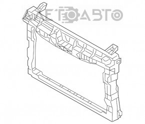 Panou radiator TV VW Jetta 19 - nou original OEM