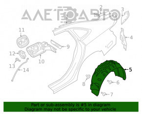 Aripa spate dreapta VW Jetta 19-