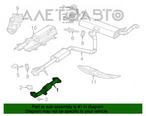 Tubul de admisie Dodge Dart 13-16 2.0 2.4 este zdrobit