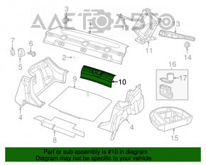 Capacul portbagajului pentru Dodge Dart 13-16 este uzat.