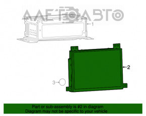 Monitor, display, navigație Dodge Dart 13-16