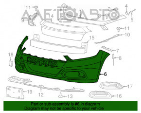 Bara fata goala Dodge Dart 13-16