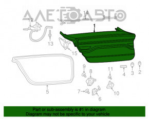 Capac portbagaj Dodge Dart 13-16