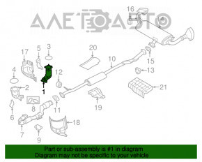 Catalizator spate Nissan Murano z52 15-