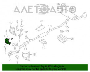 Convertor catalitic frontal Nissan Murano z52 15-