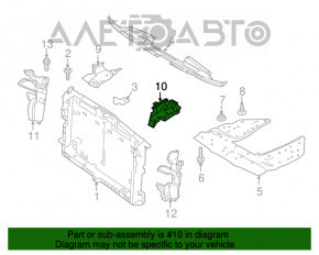 Grila radiatorului stânga sus Nissan Murano z52 15- nou OEM original