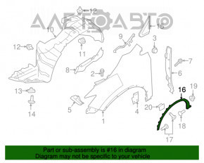 Capacul aripii fata stanga Nissan Murano z52 15- nou original