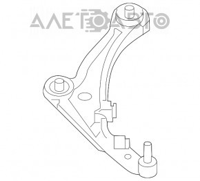 Рычаг нижний передний левый Nissan Murano z52 15- JG-PARTS