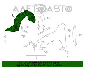 Bara de protecție față dreapta Mazda 6 13-17