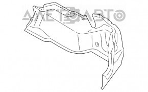 Capacul arcului drept Subaru Legacy 15-19 are prinderea ruptă.