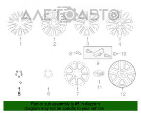 Диск колесный R17 Subaru Legacy 15-19