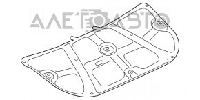 Izolarea capotei pentru Subaru Legacy 15-19