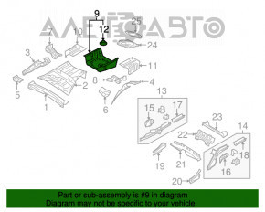 Корыто багажника Subaru Outback 15-19