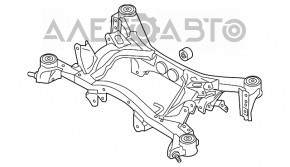 Подрамник задний Subaru Legacy 15-19