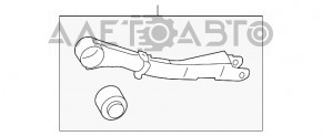 Maneta longitudinală spate stânga pentru Subaru Outback 15-19, cu silentbloc crăpat