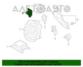 Senzor airbag dreapta fata Subaru Legacy 15-19