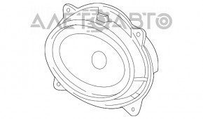 Difuzor ușă față dreapta Lexus RX350 RX450h 16-22