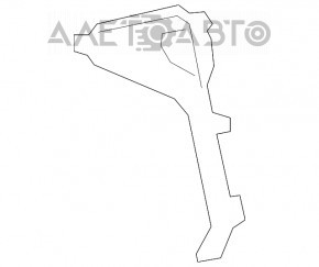 Cadru dreapta pentru farurile de ceață Lexus RX350 RX450h 16-19, nou, neoriginal.