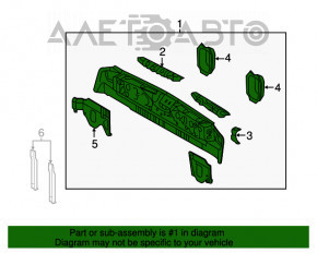 Panoul din spate al modelului Lexus RX350 RX450h 16-22