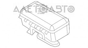 Airbag-ul pasagerului din bordul Jeep Cherokee KL 14-18.