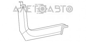 Capac prag fata stanga Jeep Cherokee KL 14- negru, zgarieturi