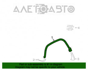 Capacul aripii fata stanga Jeep Cherokee KL 14-18 fwd structura