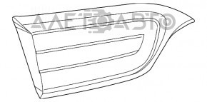 Lampa interioară pentru capacul portbagajului stânga Jeep Cherokee KL 14-18 pre-restilizare